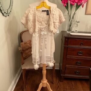 NWT Dkny Wool Shrug